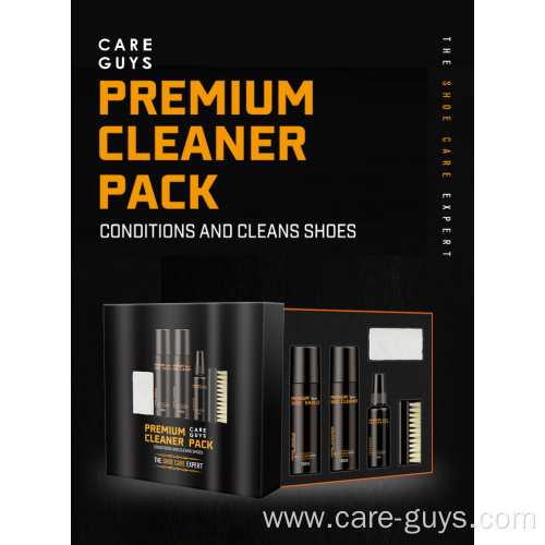 Premium shoe care kit shoe cleaning set